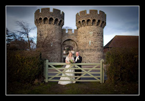 Wedding at Cooling Castle Barn